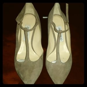 Tan suede Jimmy Choo